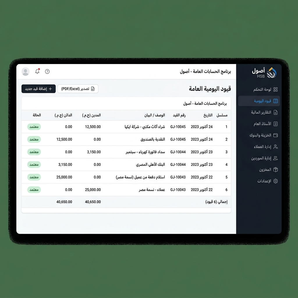 قيود اليومية